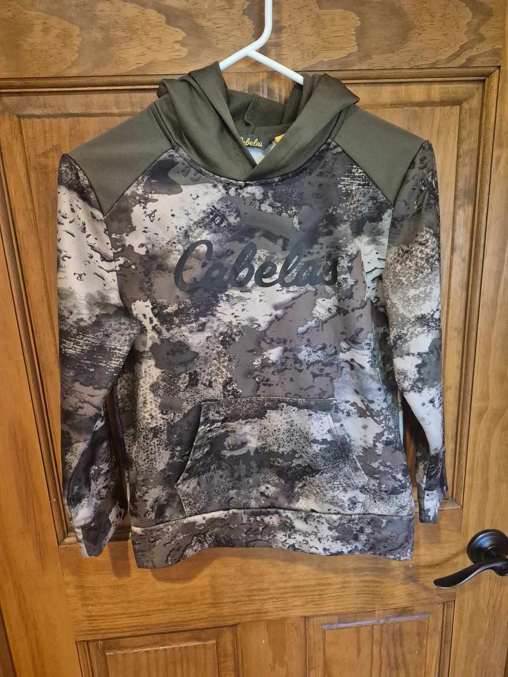 Cabela's Men's Olive Camo Hooded Sweatshirt